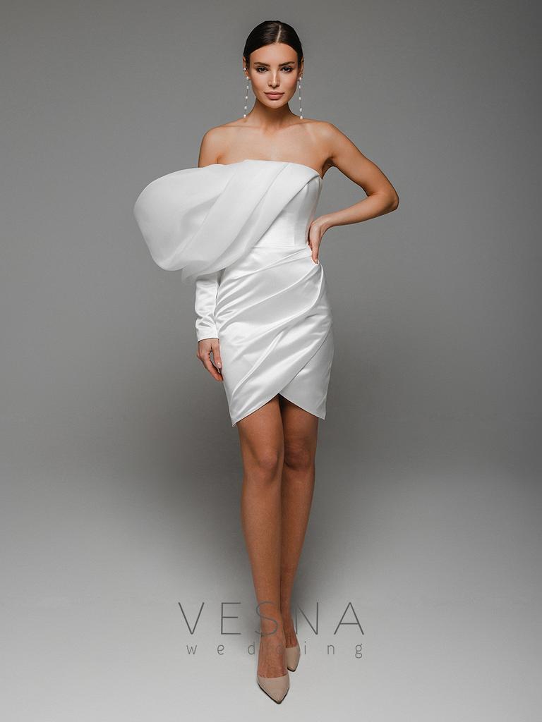 Wedding dress Afrodita Mini White