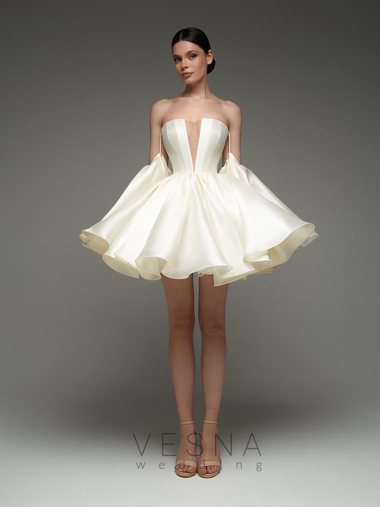 Evening dress Valeri Tilda cream
