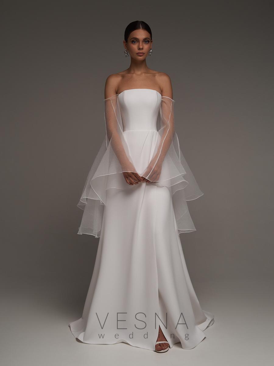 Wedding dress Rumi with sleeves