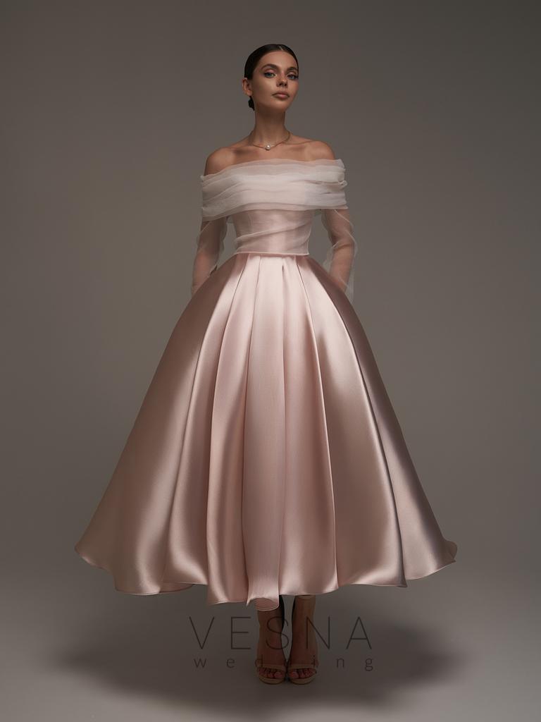 Evening dress Grace Pink +Veil
