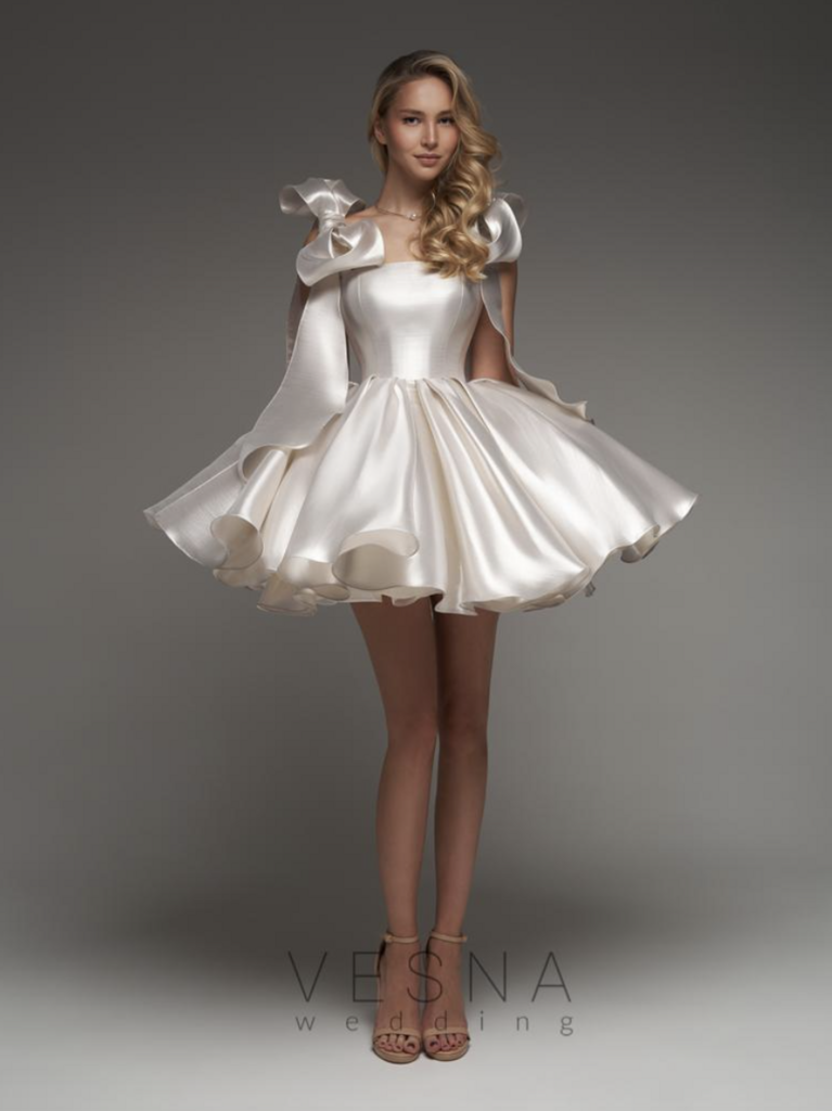 Evening dress  Nika Silver Pearl