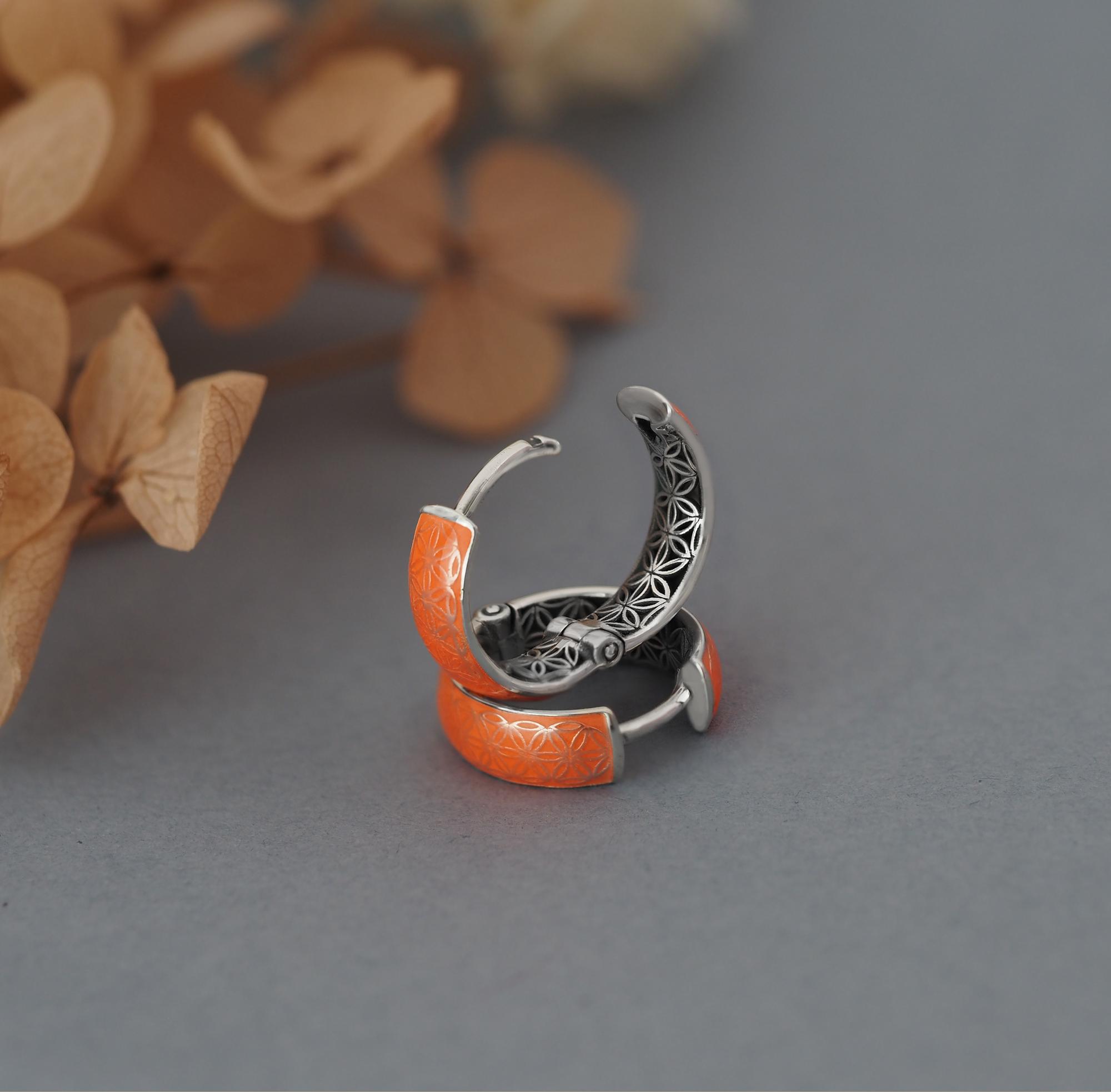 Серьги "Swappers" orange
