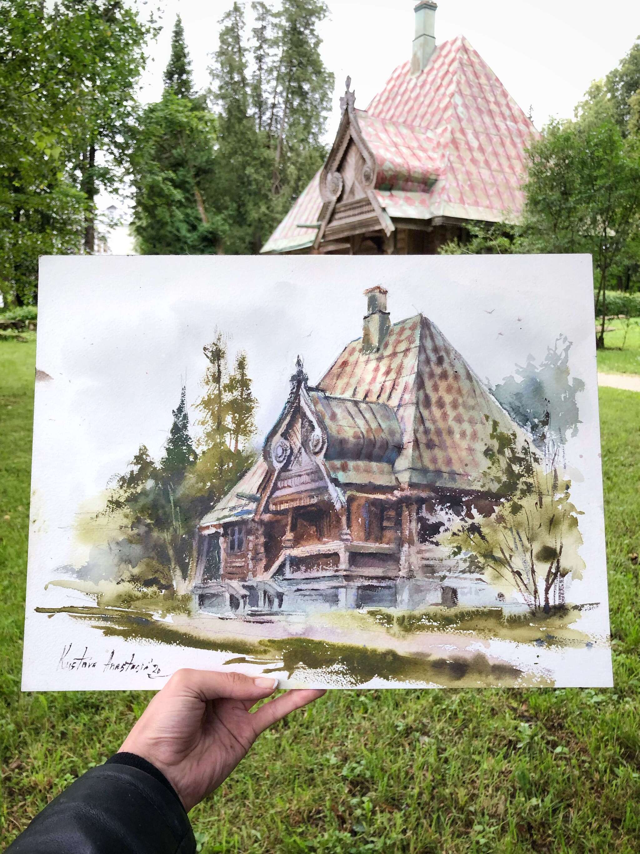 Painting “Abramtsevo“