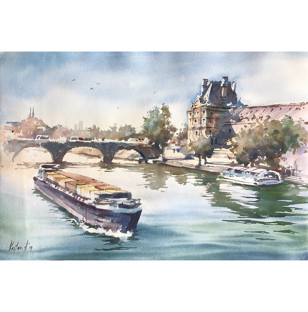 Painting “Paris cityscape  ”