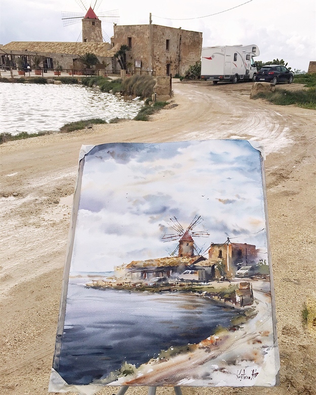 Painting "Windmill"