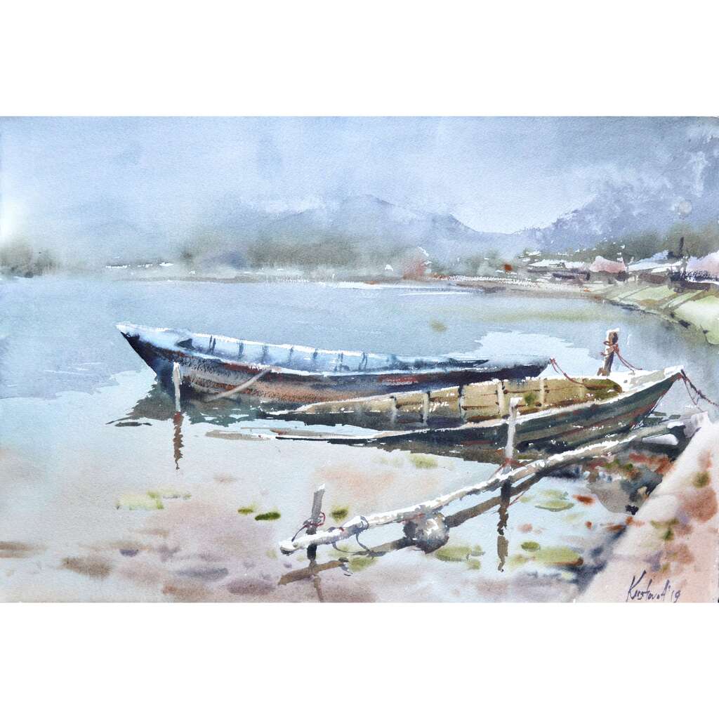 Painting “Boats“