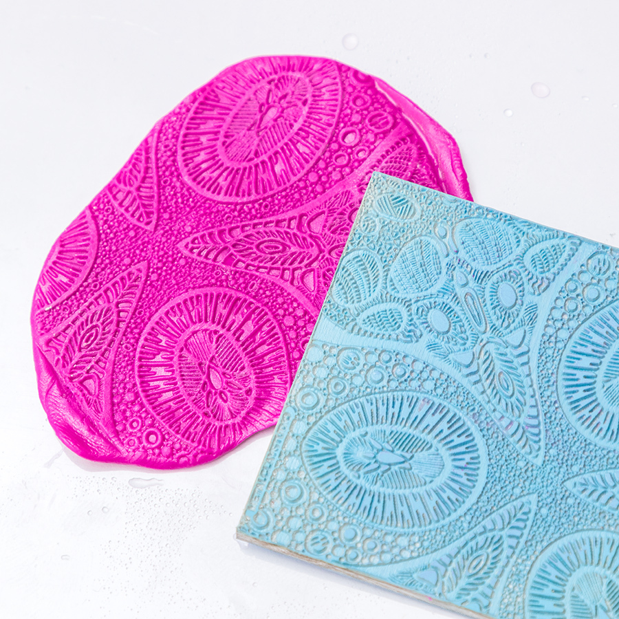 Текстура из полимерной резины.