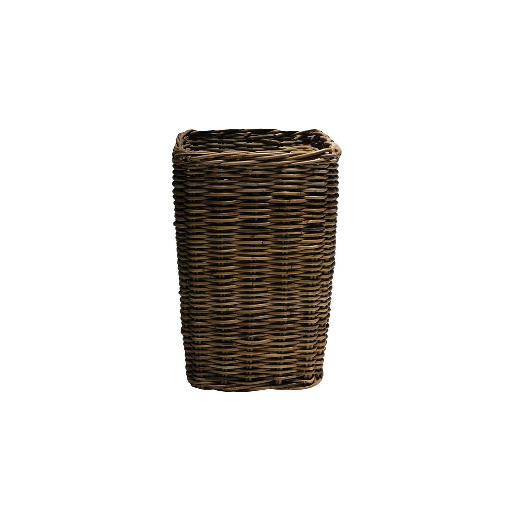 Комплект из плетеных корзин, 2 шт, 40x40x65, 36x36x55 см, натуральный