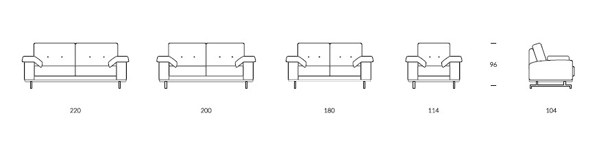 Sofa lova ,,Luna''