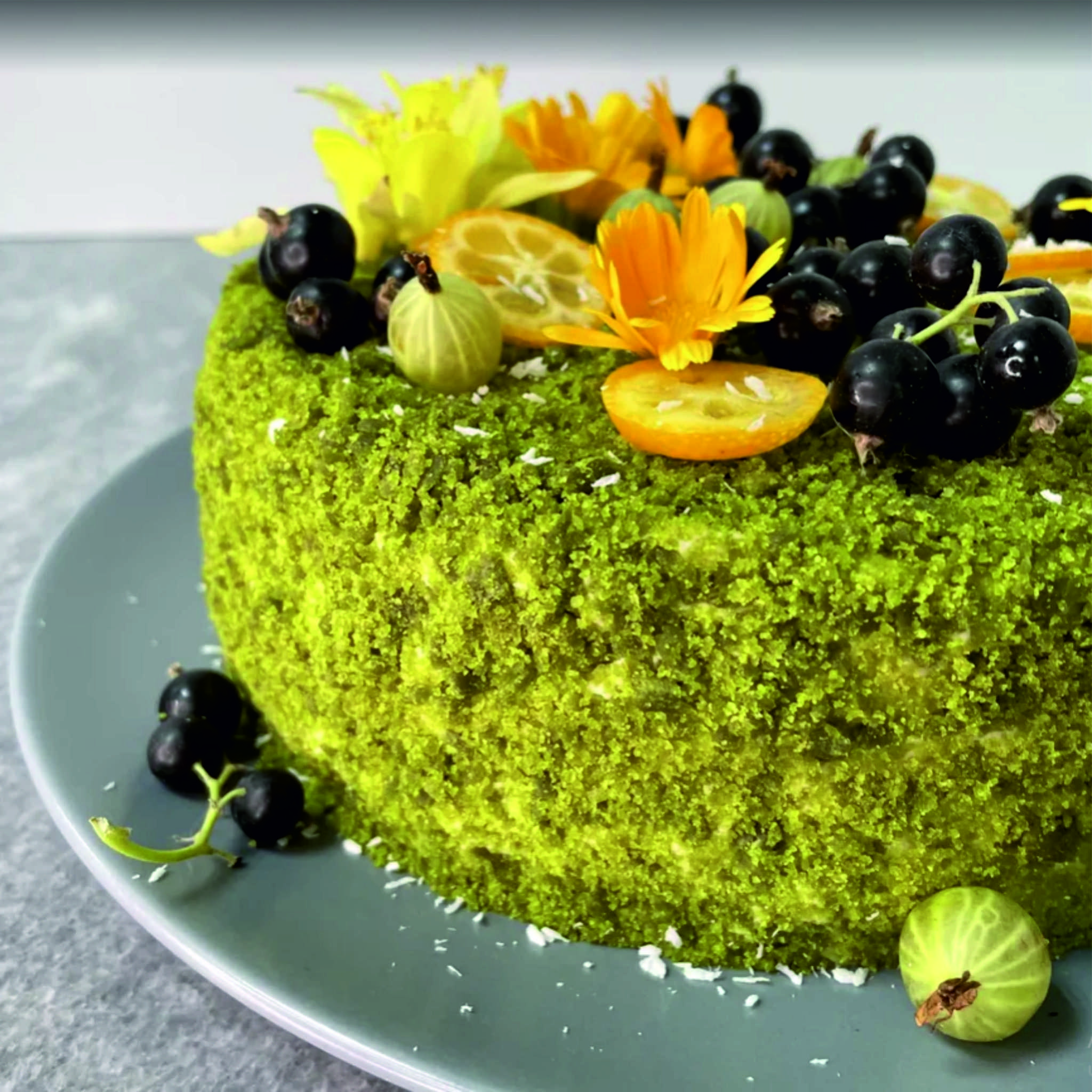 Vegan торт Зеленый бархат