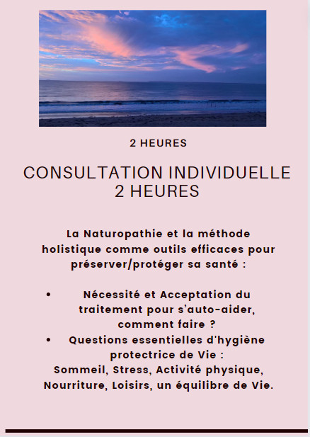 CONSULTATION INDIVIDUELLE 2 H
