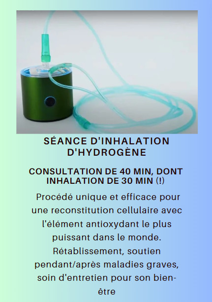 Séance d'Inhalation d'hydrogène