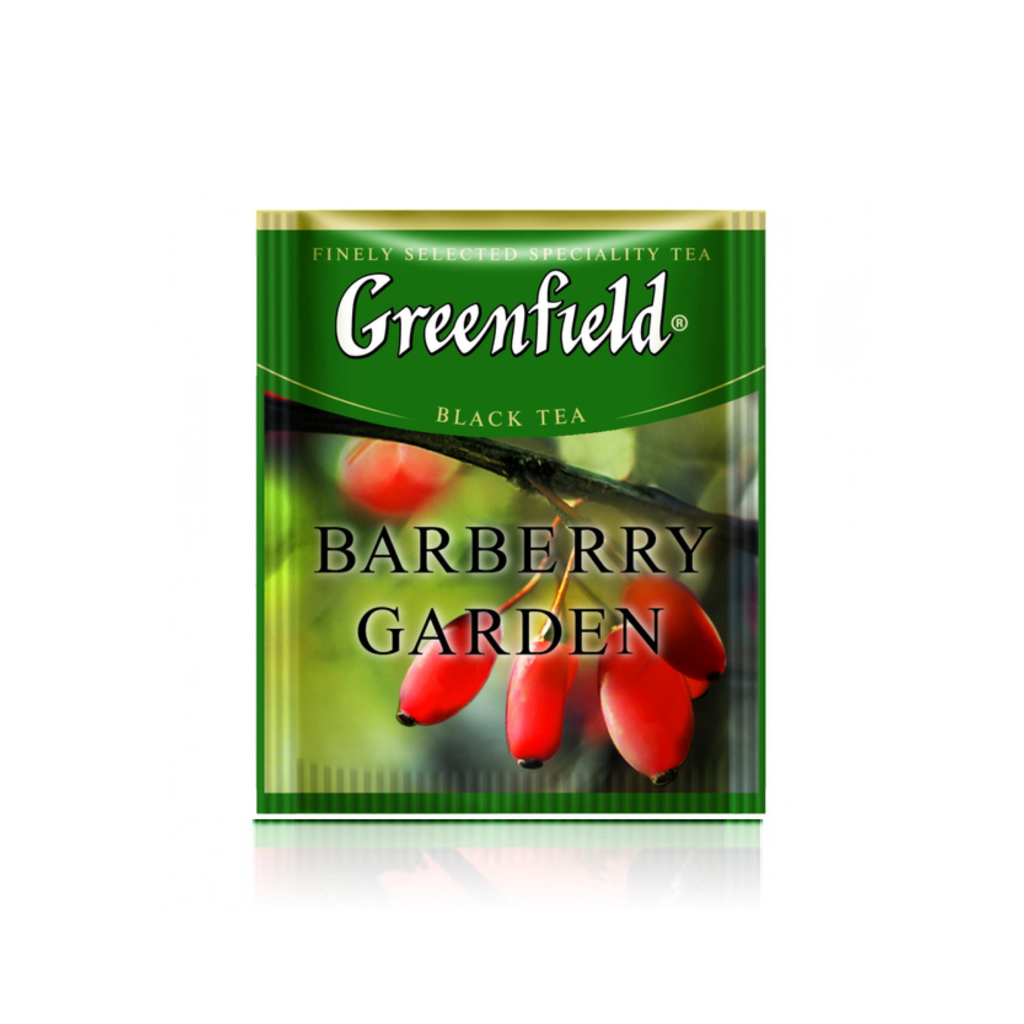 Чай Гринфилд Barberry Garden 100г 1/14. Чай Гринфилд Barberry Garden черный с барбарисом 25 пак. Чай Greenfield Barberry Garden 1.5g 25pak. Чай Гринфилд 100 с барбарисом.