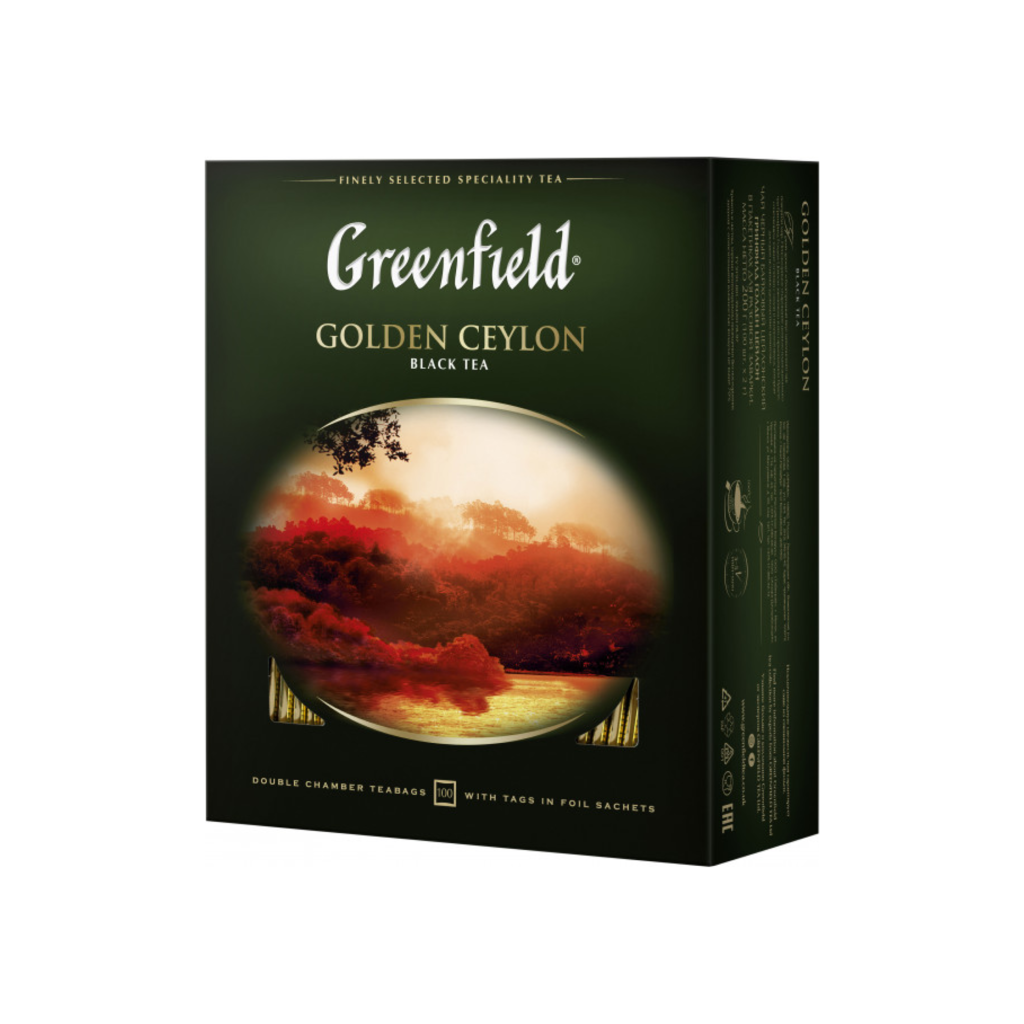 Black tea Greenfield Golden Ceylon 100 packs