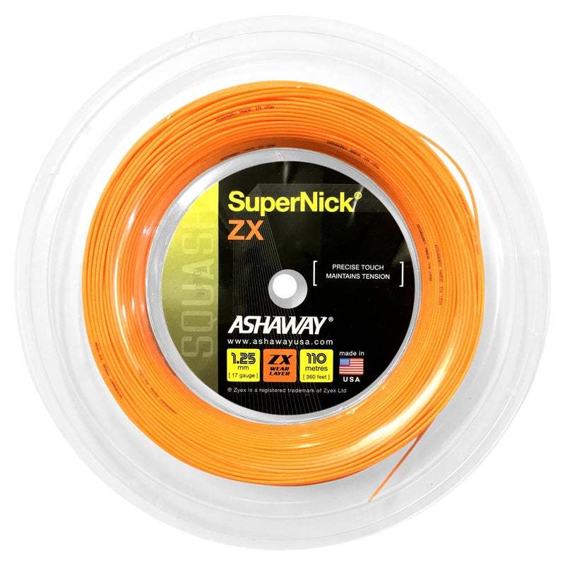 Cтруна для сквош ракетки ASHAWAY SUPERNICK ZX orange