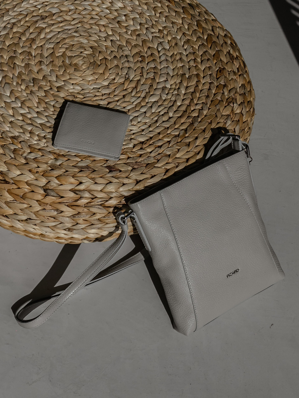 Сумка Picard жіноча світло-сіра