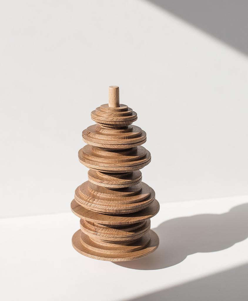 Spiral store stacking toy