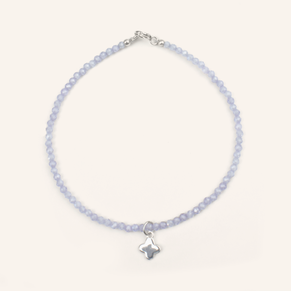 Ice blue zircon