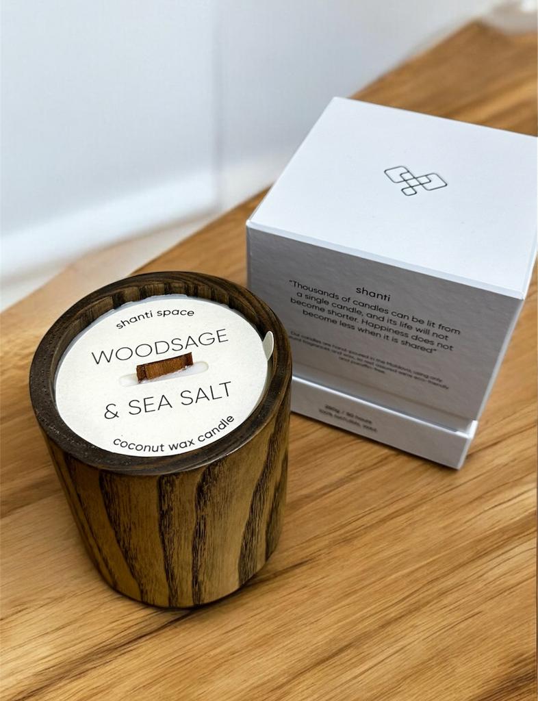 WOODSAGE & SEA SALT wooden candle