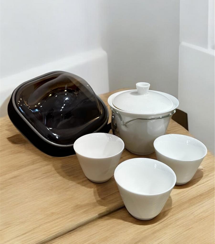 Набор для чайной церемонии с прозрачным кейсом