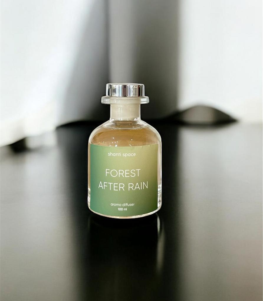 Forest After Rain в стеклянной колбе