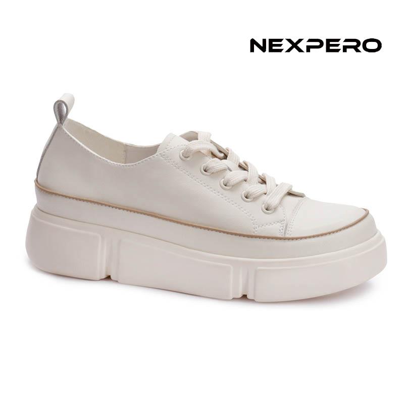 Кеды женские молочные Nexpero