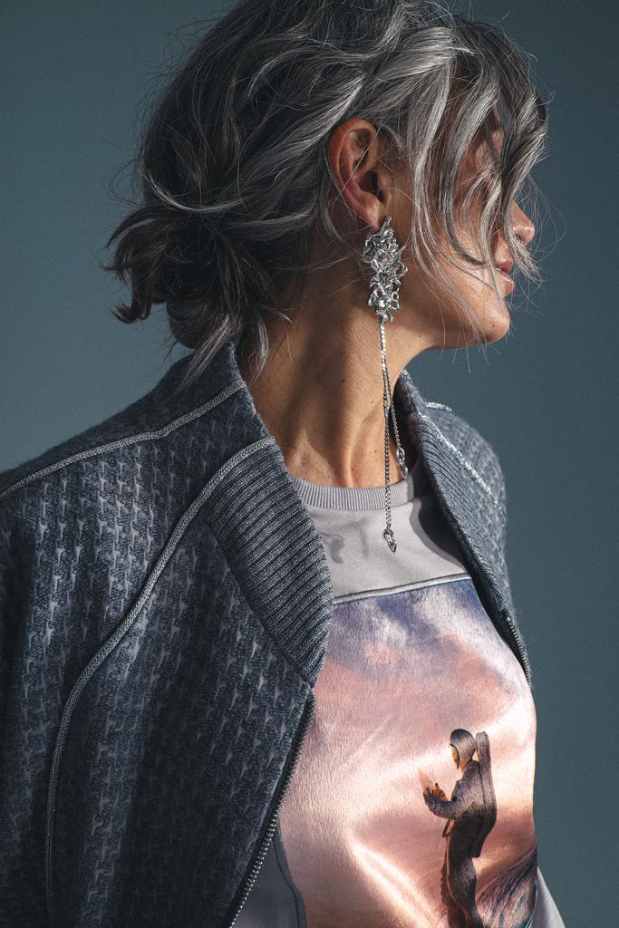 Футболка "Astronaut with Crystal", платиновая