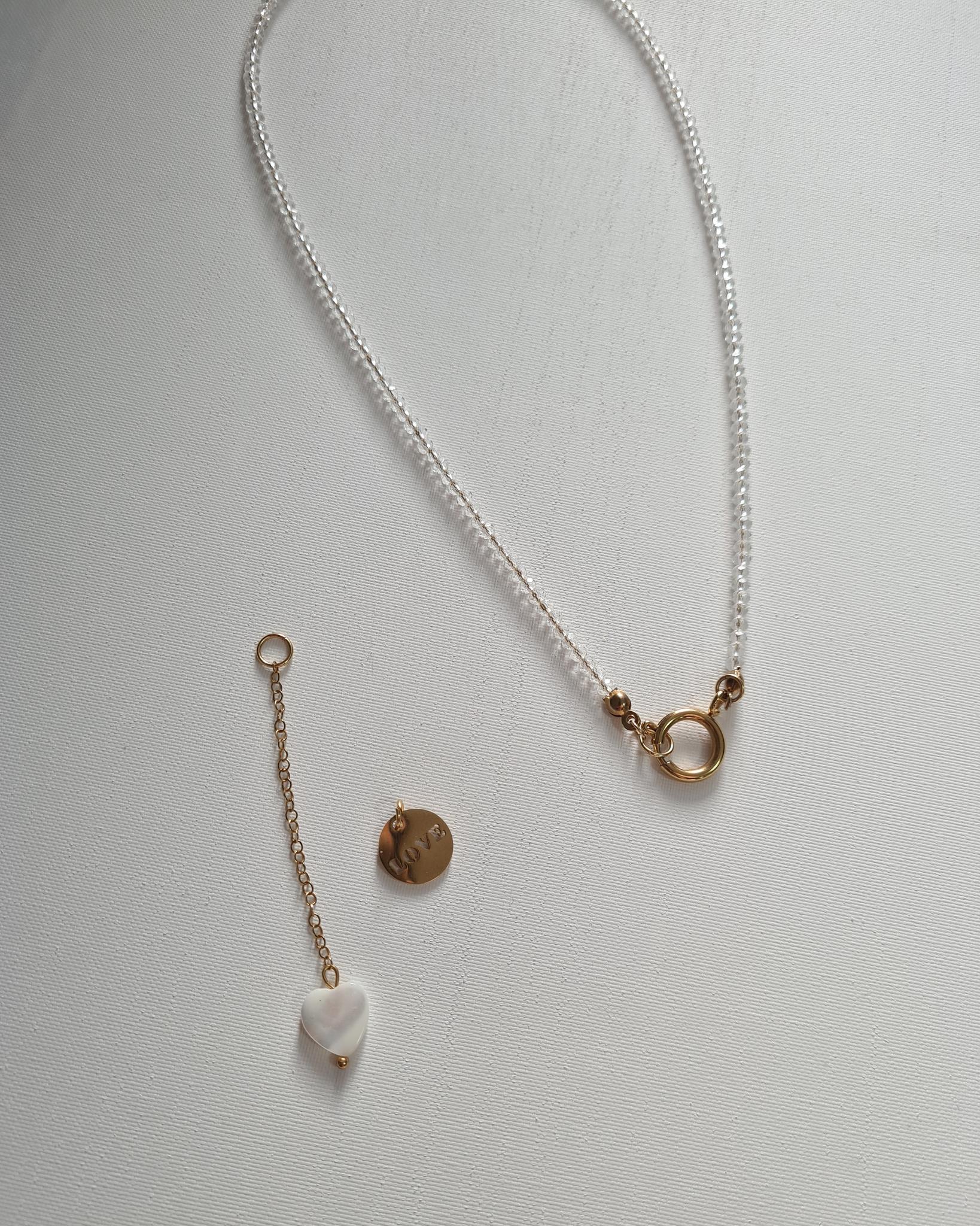 Колье LOVE crystal