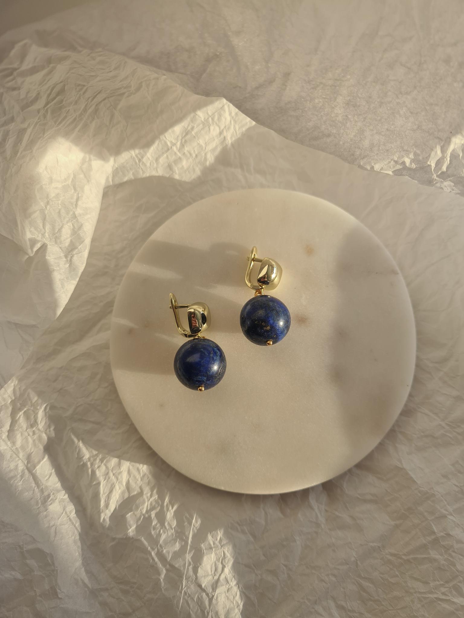 Серьги Lazurite