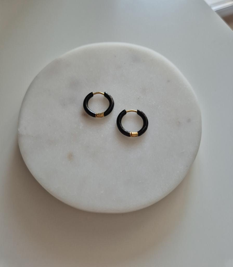 Серьги Black