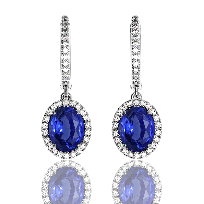 Сережки Shine blue