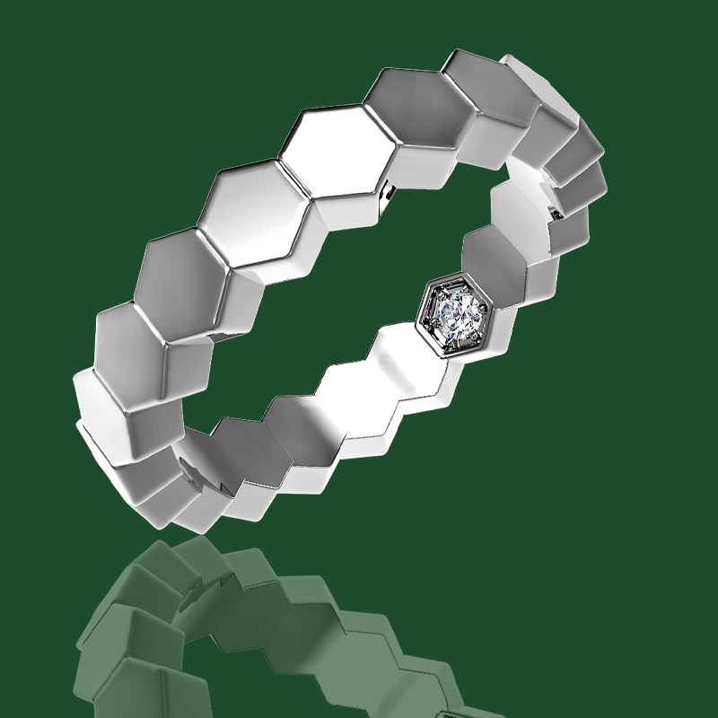 Каблучка Secret honeycomb