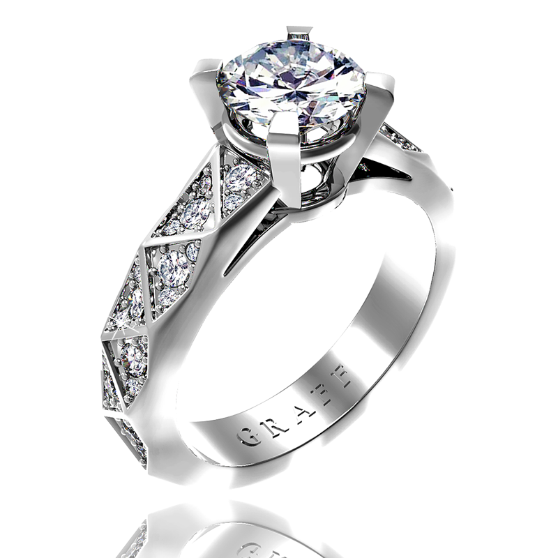 Каблучка Grand diamond wave