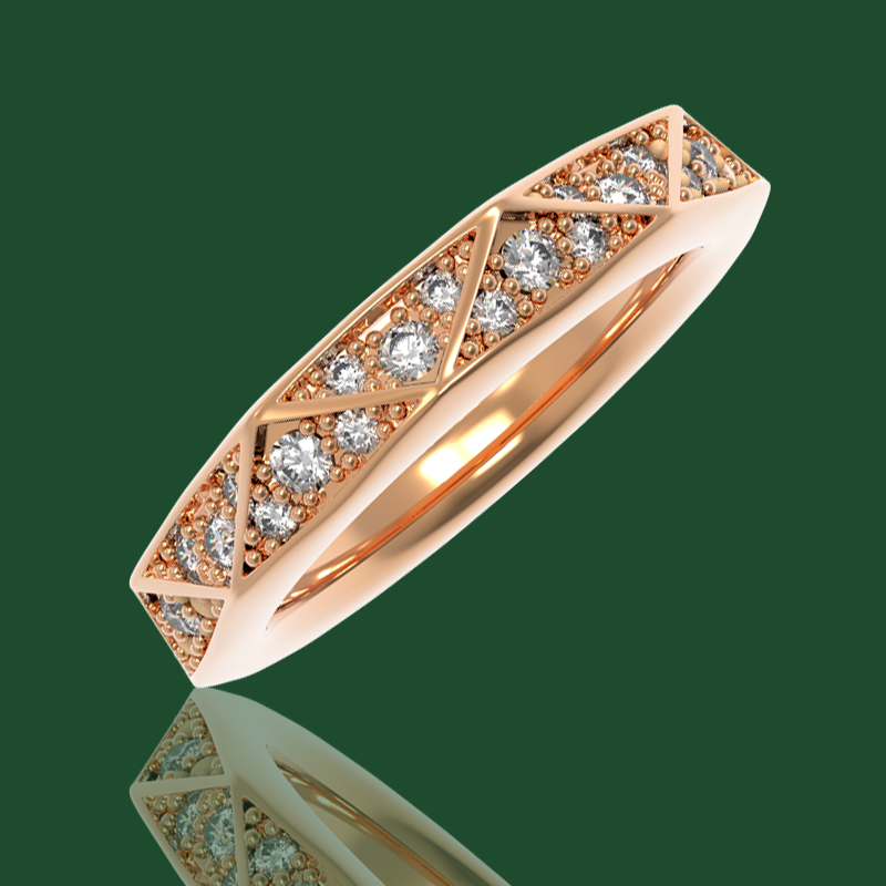 Каблучка Diamond wave