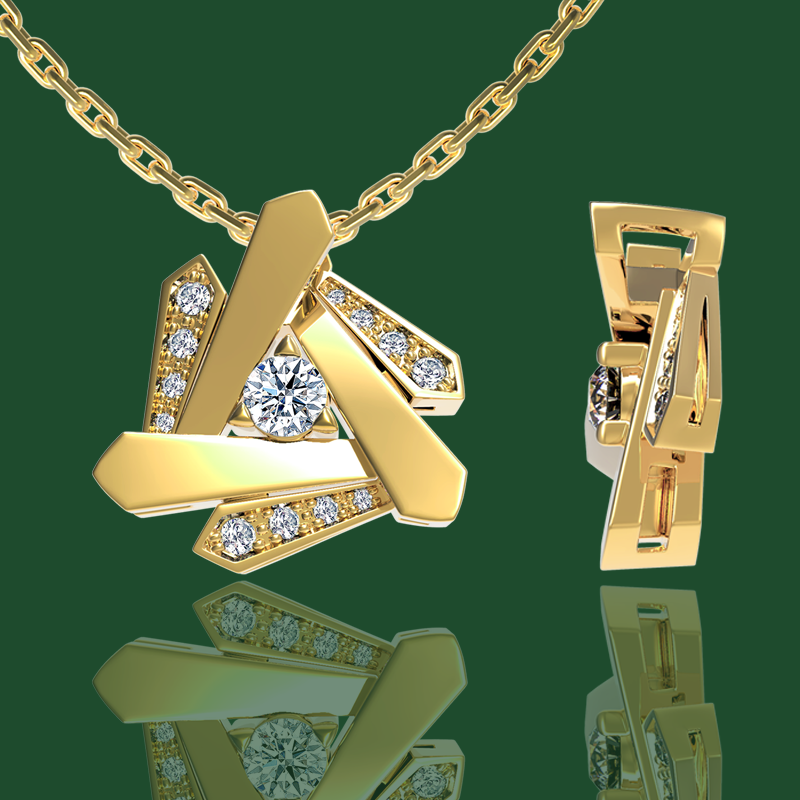 Кольє Luccichio solare gold