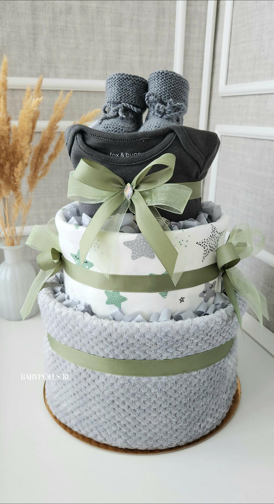 Торт из памперсов и подгузников в Санкт-Петербурге, Москве и РФ