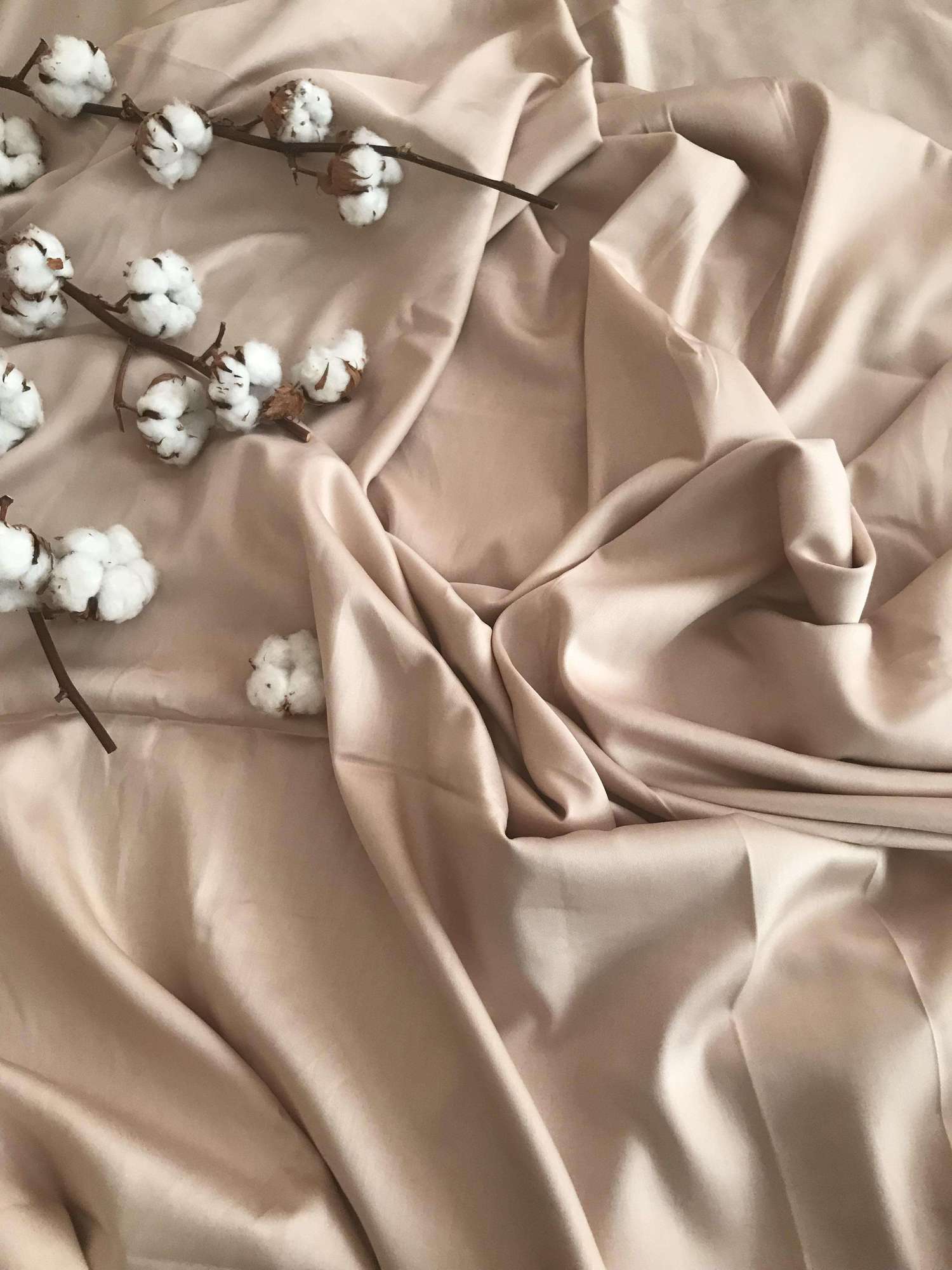 Beige Cotton Bedding Set