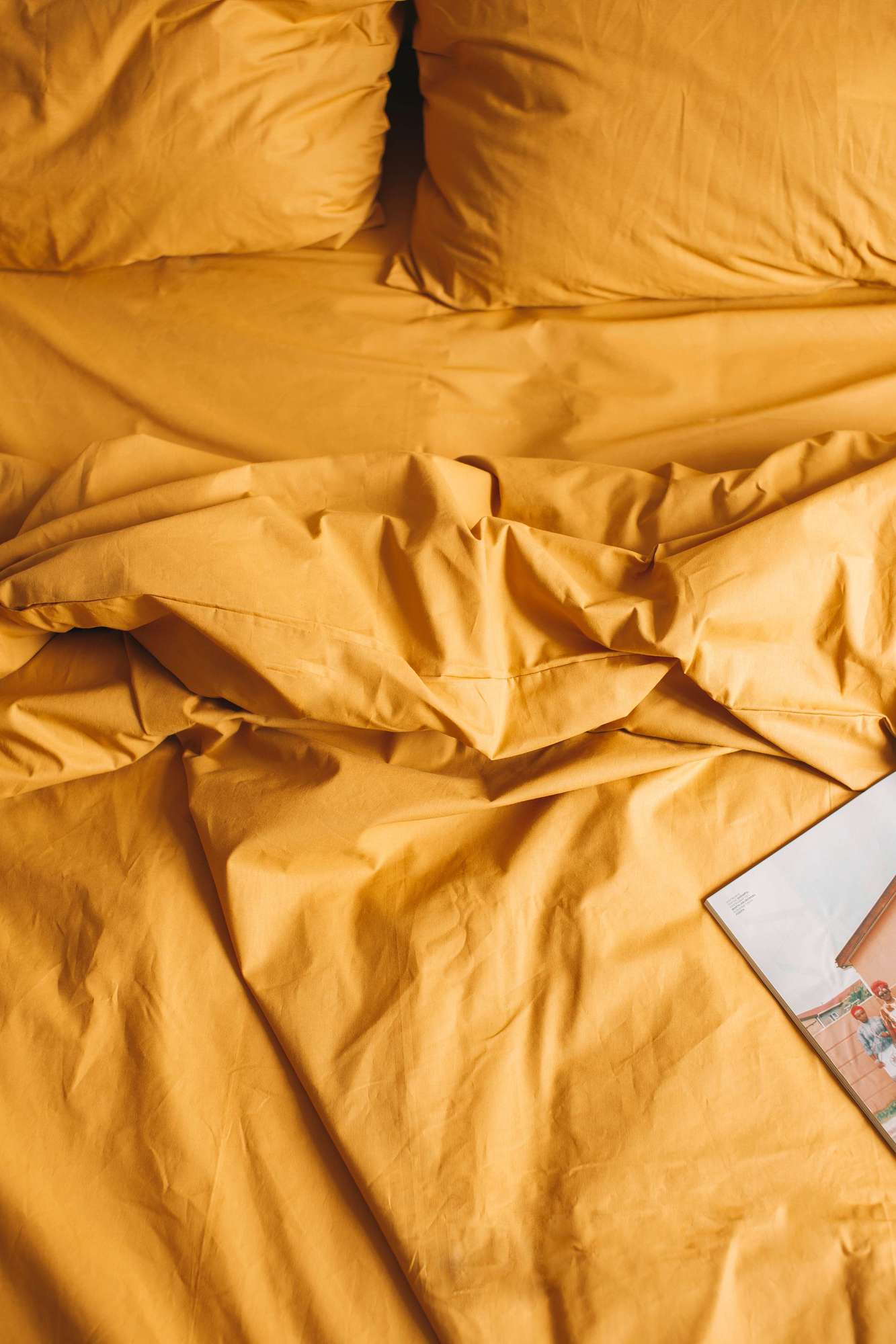 Saffron Cotton Bedding Set