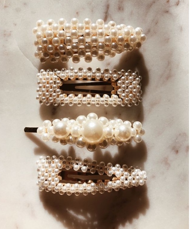 Заколки с жемчугом