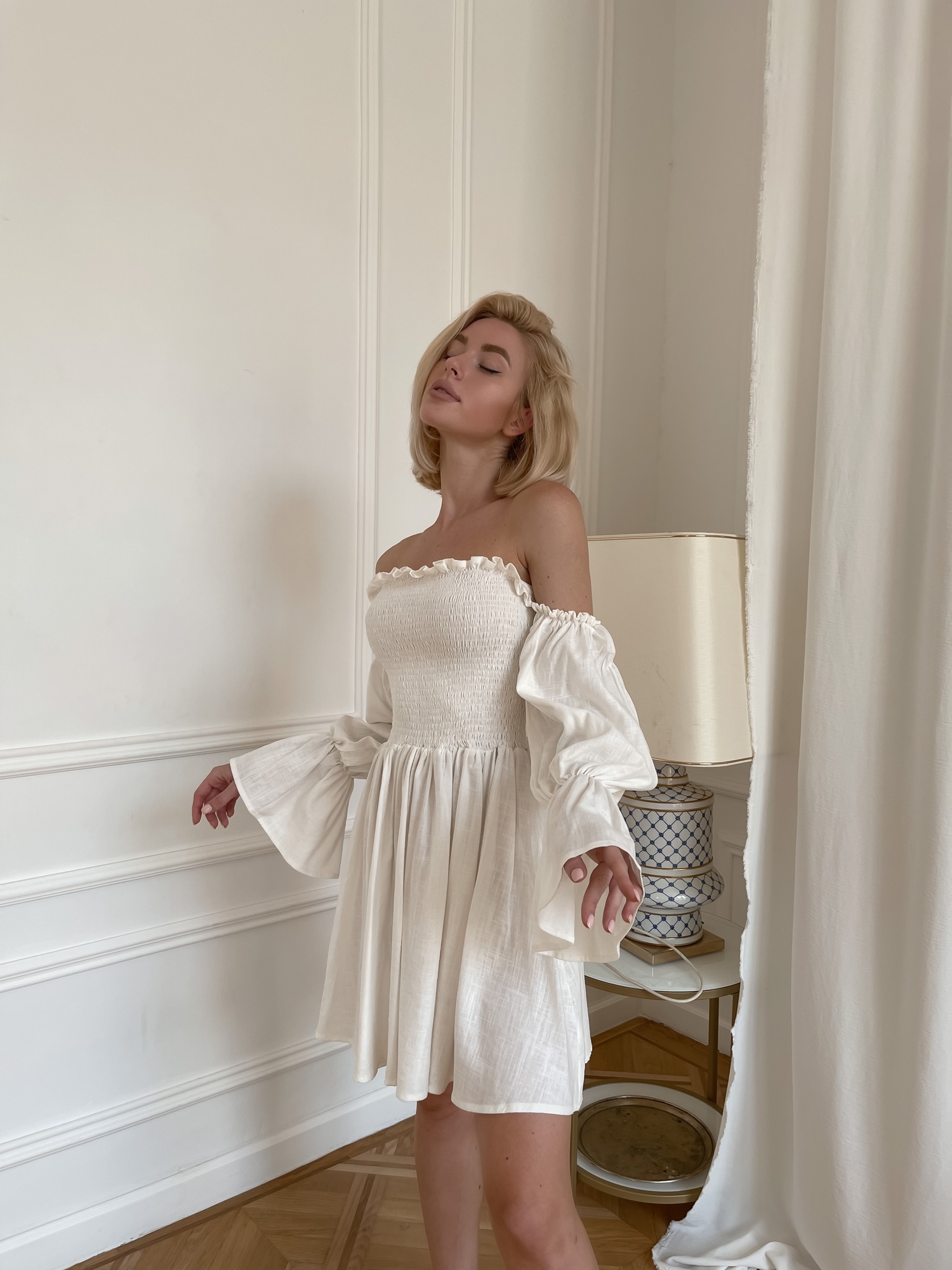 Сукня із льону