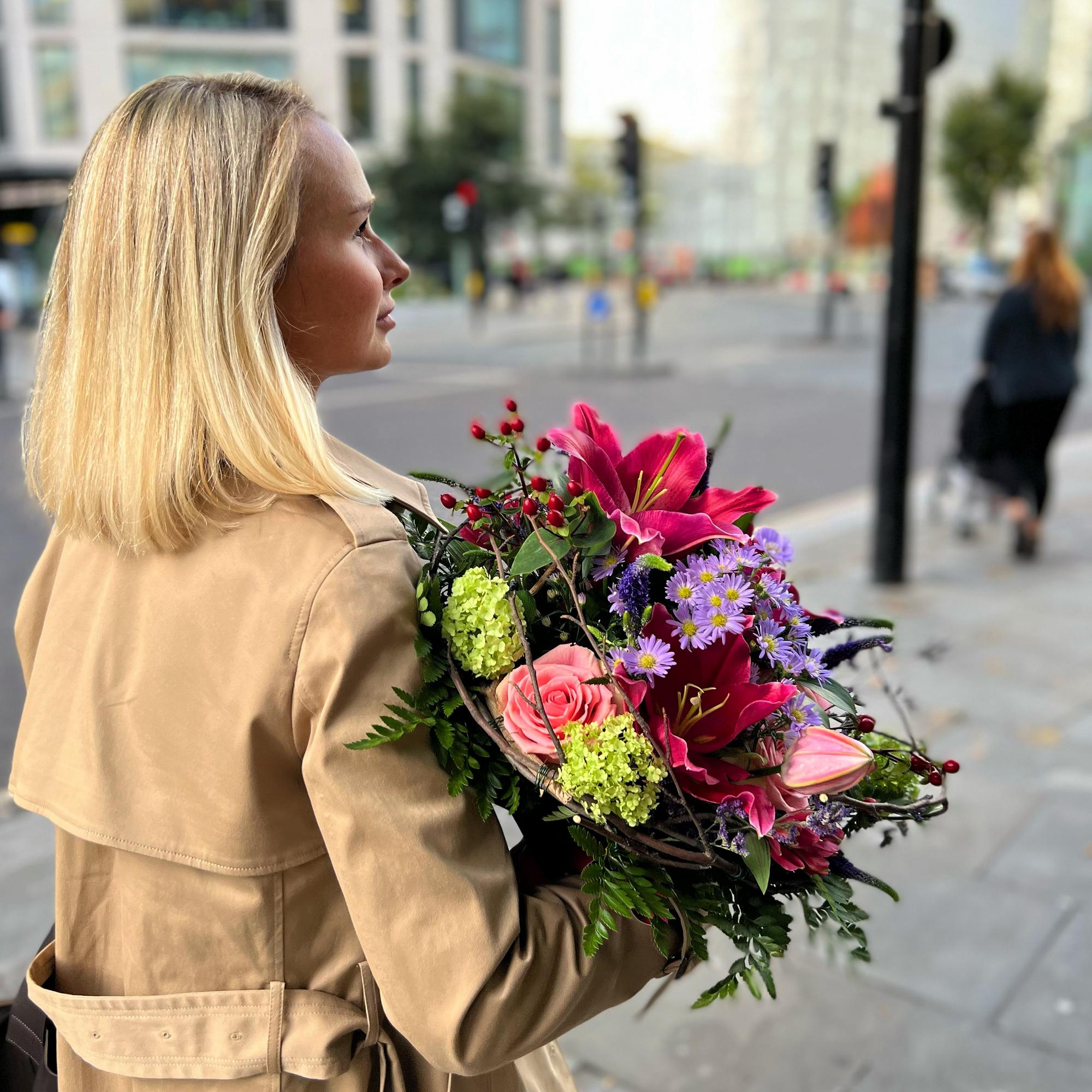 Framed bouquet