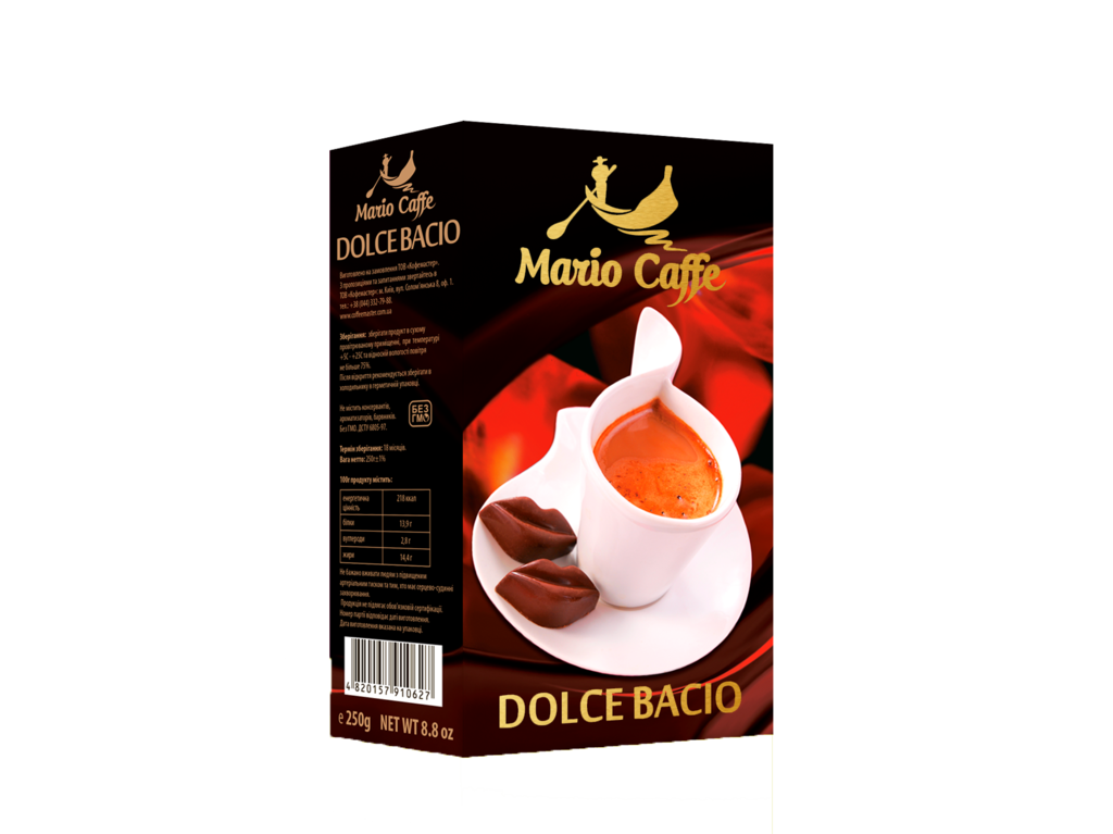 Coffee Mario Caffe Dolce Bacio 250g ground