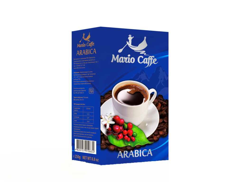 Coffee Mario Caffe Arabica 250g ground
