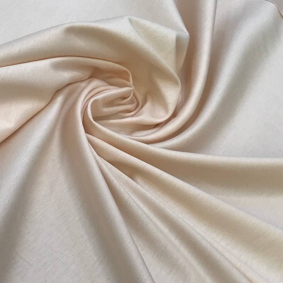 Трикотажный хлопок мерсеризированный пудрового цвета
