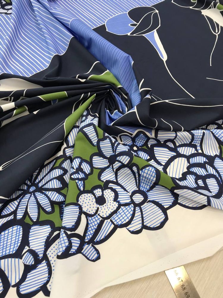 2,25 Хлопок поплин голубой/белый/черный/зеленый