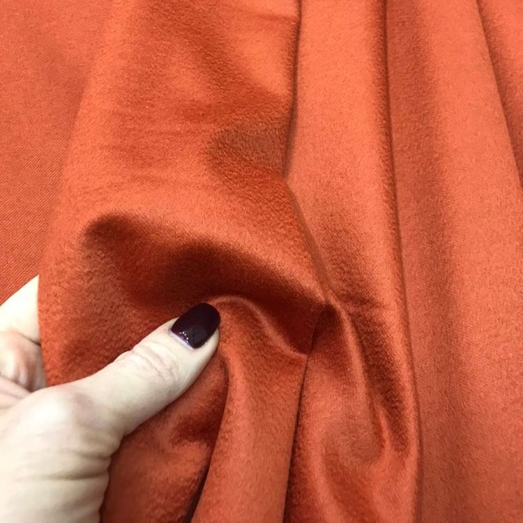 Костюмный кашемир L0ro Pi@na кирпичного цвета