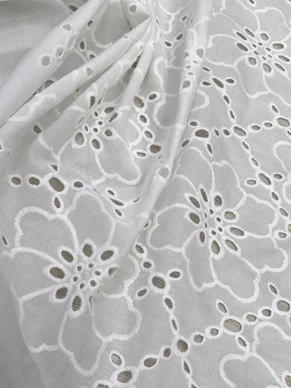 Прошва хлопковая белоснежная