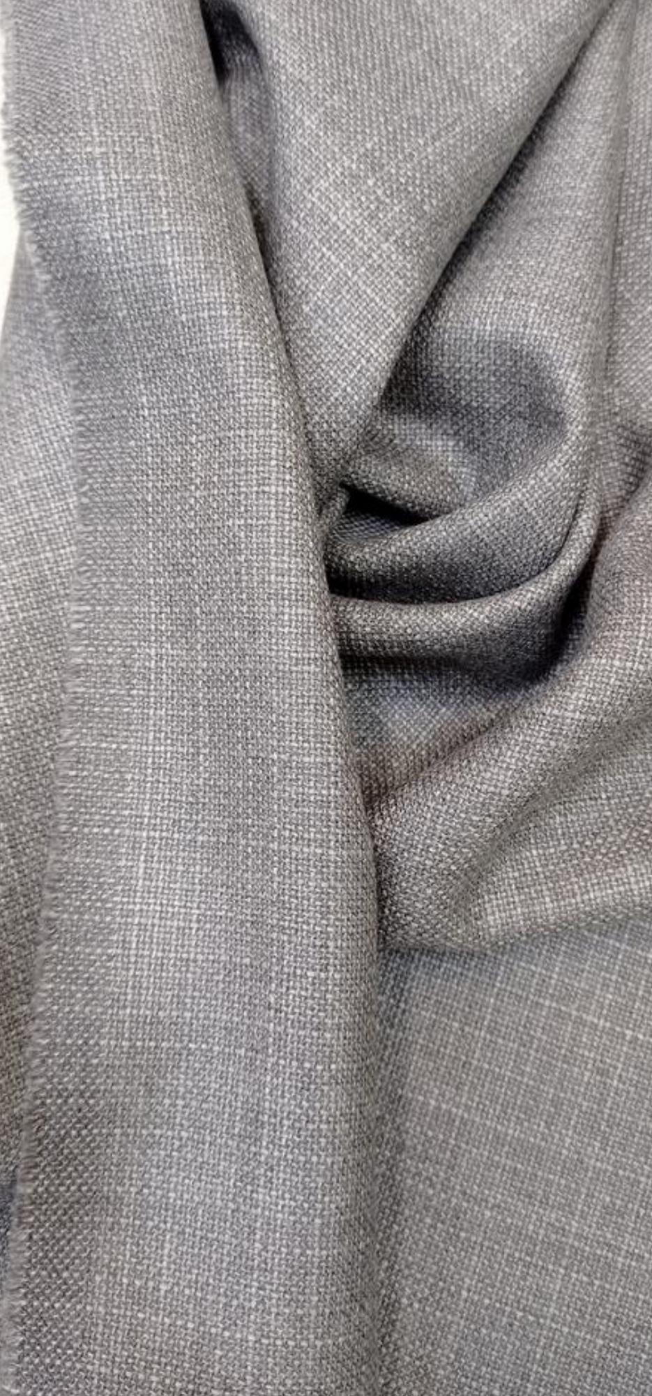 Костюмный кашемир с шелком LP серого цвета