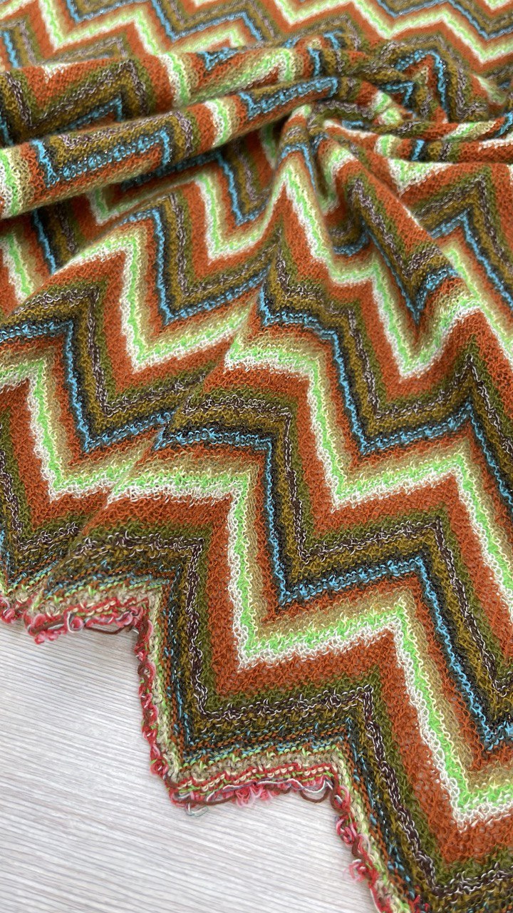 1,79м Трикотаж шерстяной с хлопком Miss0mi multicolor