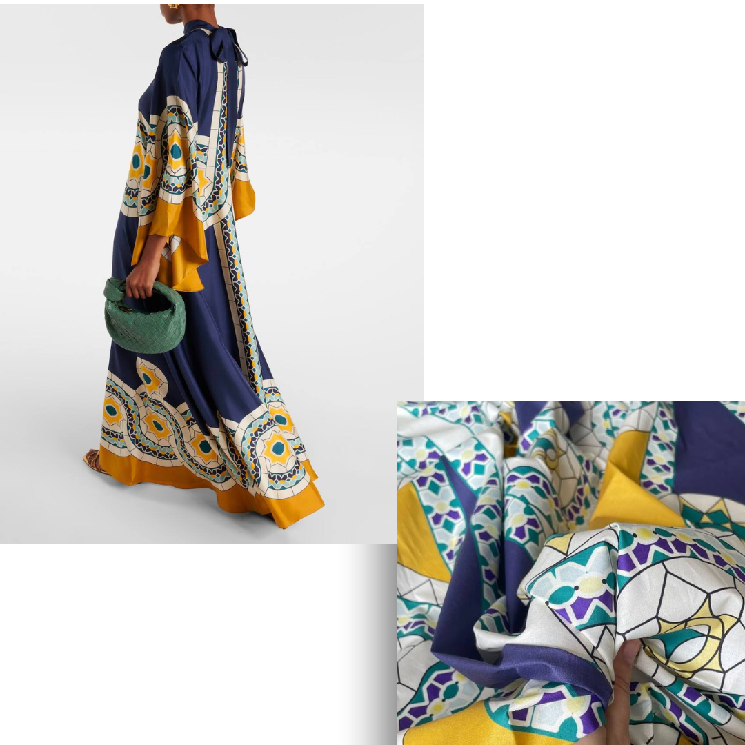 Шелк атласный с эластаном La double J